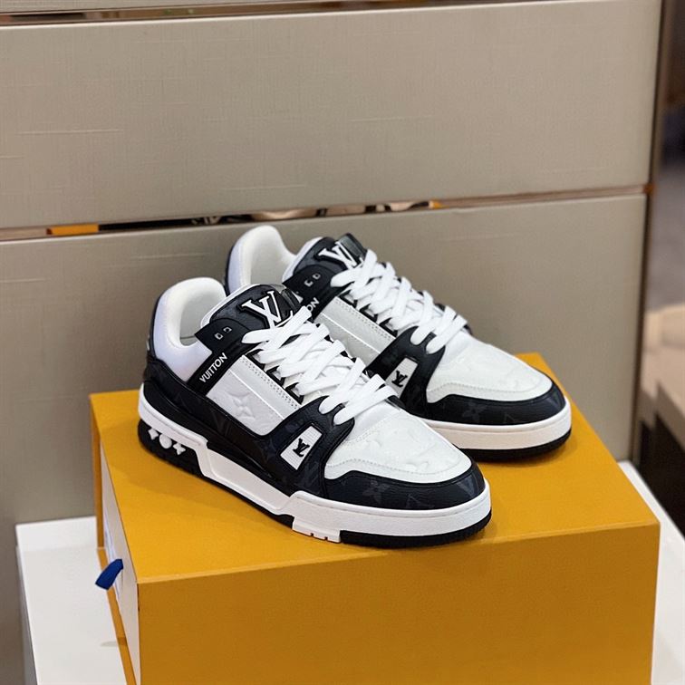 LV Trainer Sneaker Black