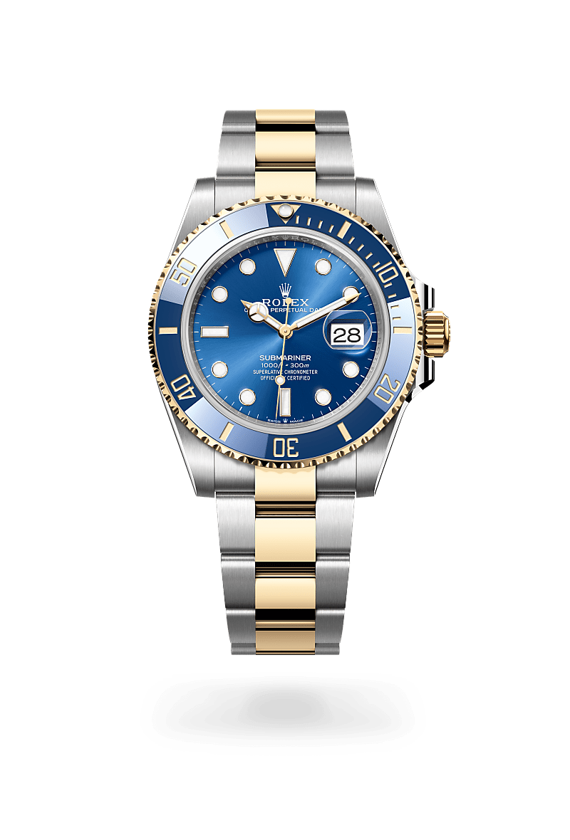 Submariner gold blue