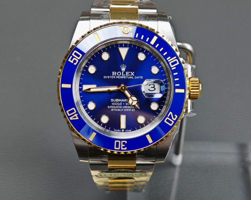 Submariner gold blue