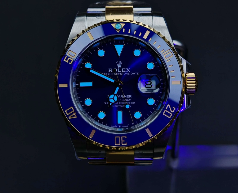 Submariner gold blue