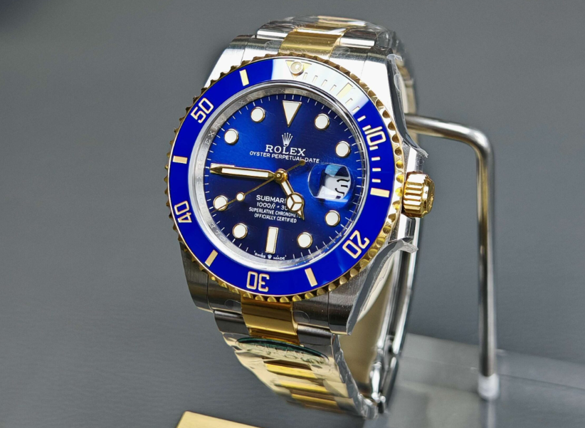 Submariner gold blue