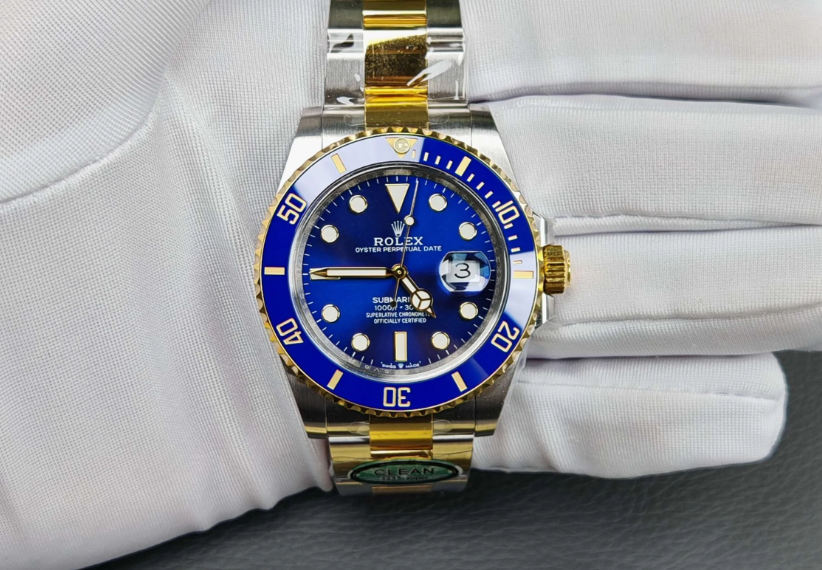 Submariner gold blue